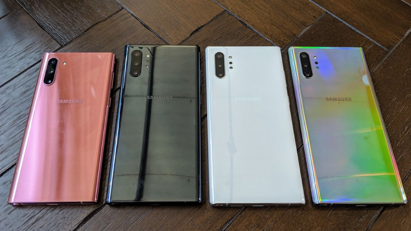 Samsung Note 10 Colors