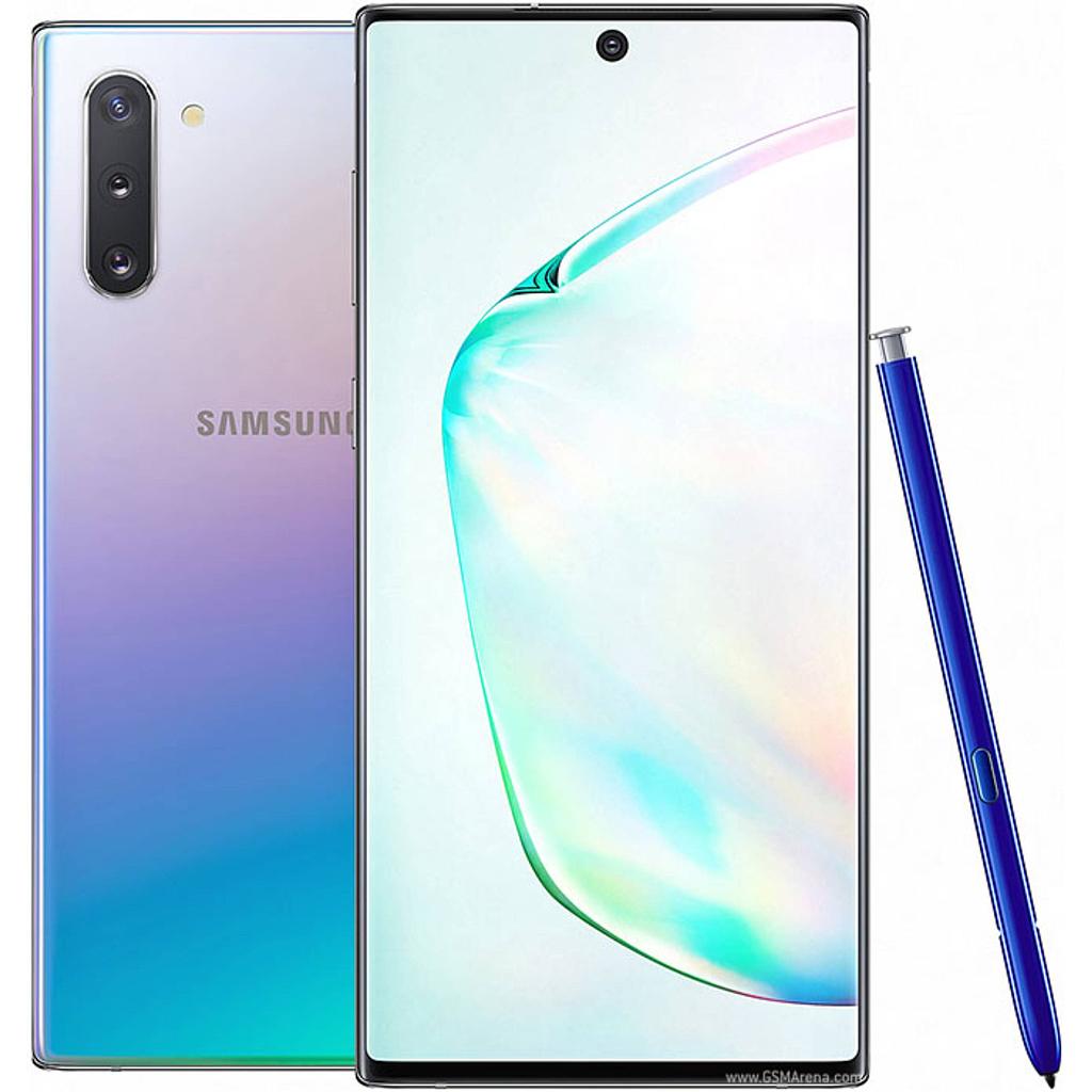 Samsung Note 10 Front and Back